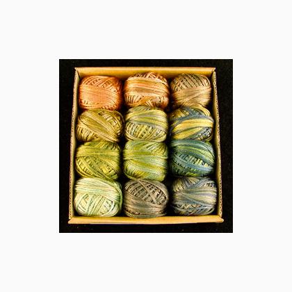 Valdani Silk Floss Assortments - Silk Leaves