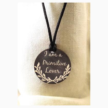 Collar I am a Primitive Lover