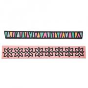 Sizzix Thinlits Die Set 2PK - Bordes tribales