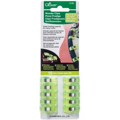 Wonder Clips - Verde neón