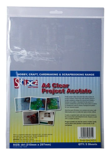 Hojas de acetato transparente