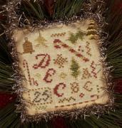 Christmassy Stuff-2015 Sampler Ornament (with charm)