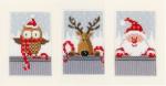 Tres cuadros - Christmas Buddies I