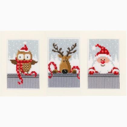 Tres cuadros - Christmas Buddies I
