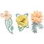 Sizzix Thinlits Plus Die Set 5PK - Inseparables 3D