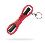 Tijeras plegables con llavero -Rojo