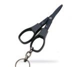 Tijeras plegables con llavero - Negro