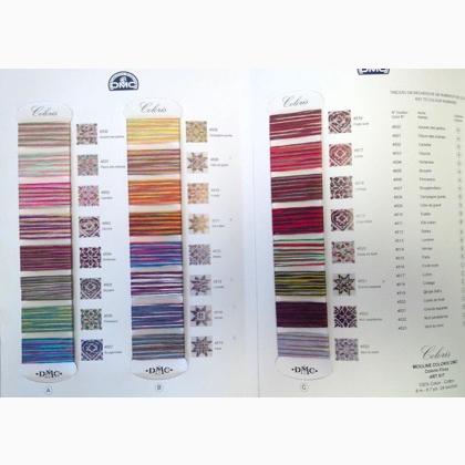 Ficha de colores DMC Coloris