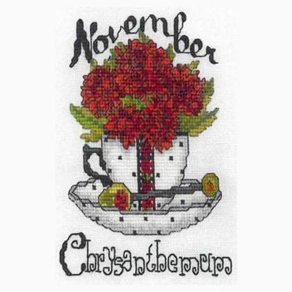 Teacup Birth Flower-November