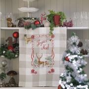Torchon «Noël enchanteur» - Lino