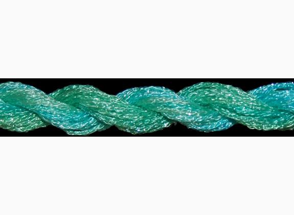 ThreadworX Hand Overdyed Metallic #4 - 410090 - Caribbean Surf