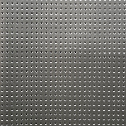 Suporte de vinilo perforado y lacado - Plata