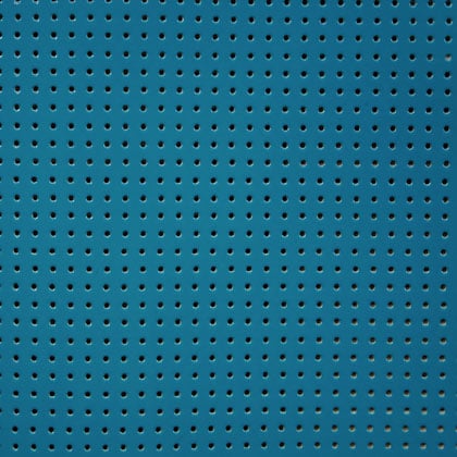 Suporte de vinilo perforado y lacado - Azul