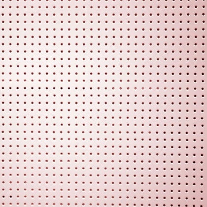 Suporte de vinilo perforado y lacado - Rosa