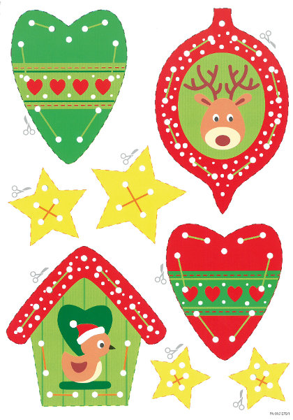 Decoraciones de papel: árbol de Navidad 2