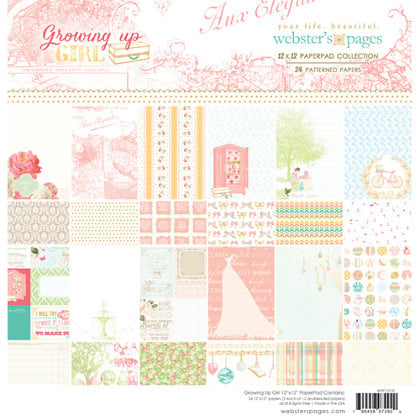 Set papel para decoraciones - Growing Up Girl