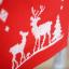 Camino de mesa color rojo - Christmas Deers