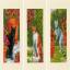 Tarjetas de felicitaciones: Gatos entre flores