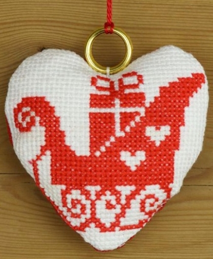 Decoracione de Navidad - Red Sleigh