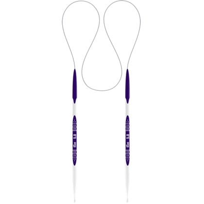 Aguja de tricotar circulares - 8/80 cm.