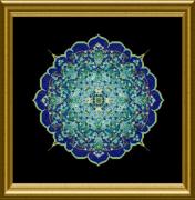 The Blue Moroccan Lace Mandala