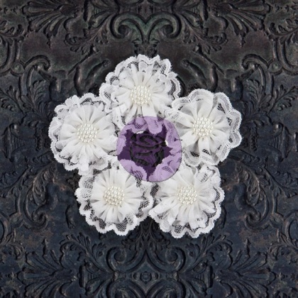 Flores de tela – Adelynn White