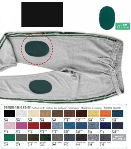 Parches térmico-adhesivos Olimpic, talla pequeña - Negro