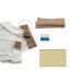 Bordes en punto de lana - Beige