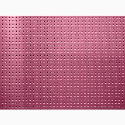 Suporte de vinilo perforado y lacado - Rosa nácar