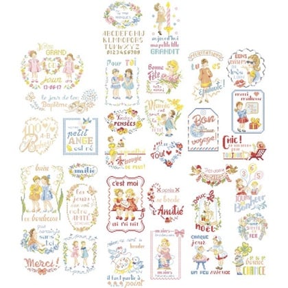 La grande histoire des messages brodés : 33 motifs