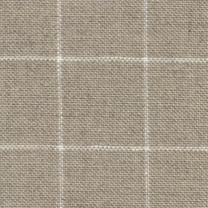 Lino Belfast Carré 32ct - Naturale/Blanco