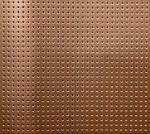 Suporte de vinilo perforado y lacado - Oro cobre