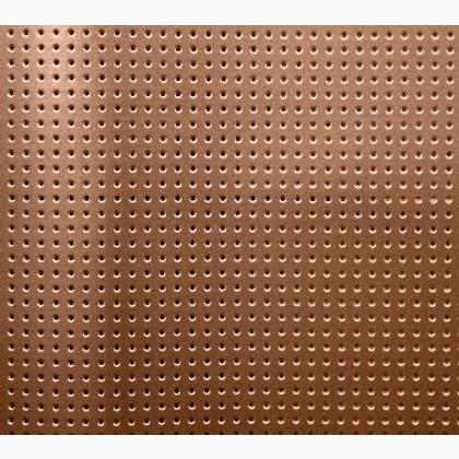 Suporte de vinilo perforado y lacado - Oro cobre