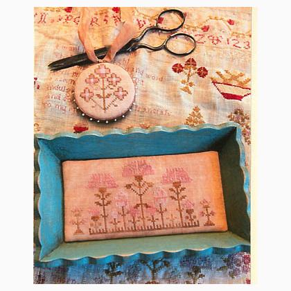 Snippets Of Mary Barres Sampler Small Sewing Tray & Pin Disk
