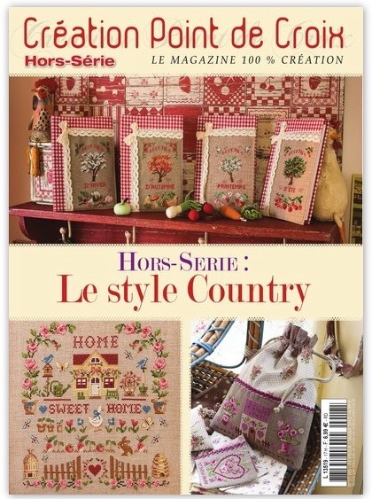 Magazine Création Point de Croix - Le style Country