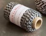 Cordoncito Baker's Twine Blanco y negro