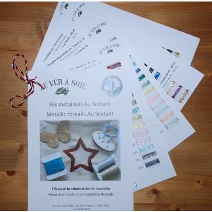 Ficha de colores Fils métallisés Au Sextant