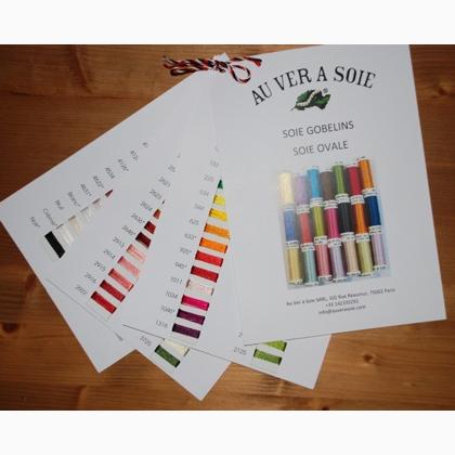 Ficha de colores Soie Gobelins, Soie Ovale