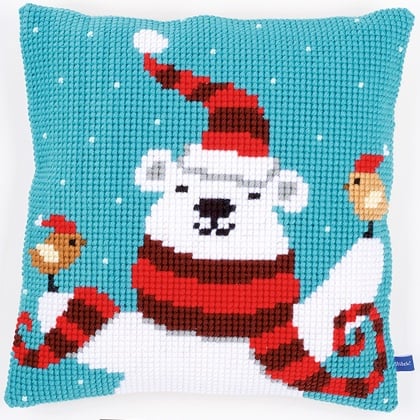 Cojín: Happy Christmas Bear