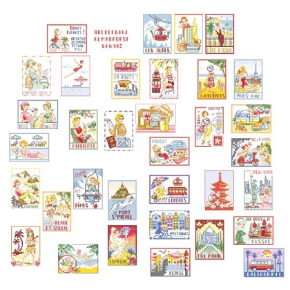 La grande histoire des Vacances Vintage : 34 motifs