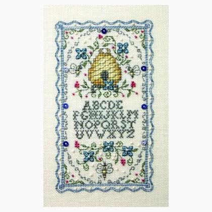 Three Bee Mini Sampler (w/charms)