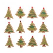 Set Adornos - 3D Trees