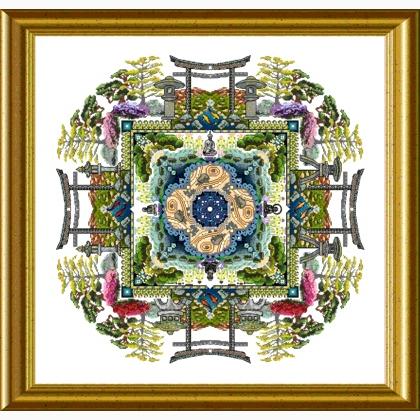 The Japanese Moss Garden Mandala
