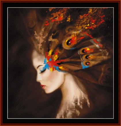 Fantasy - Autumn Butterfly Woman