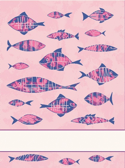 Trapo de cocina - Dory - Rosa