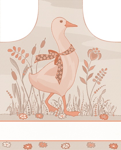 Mandil Guendy Beige - Pequeño