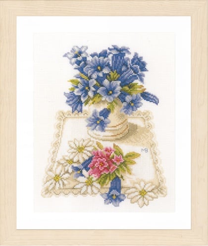 Flores azules