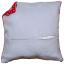 Parte posterior almohada 45x45 con cremallera - Gris