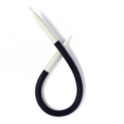 Mini aguja para tejer trenzas de Yoga con cable, 7.00 mm.