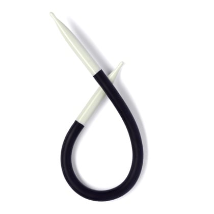 Mini aguja para tejer trenzas de Yoga con cable, 7.00 mm.